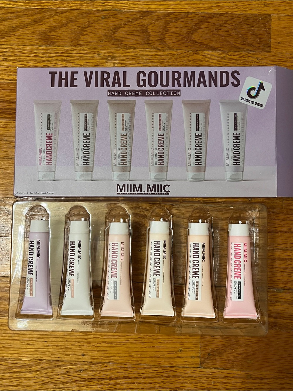 MIIM. MIIC The viral gourmands hand crème collection lot of 6 hand creams